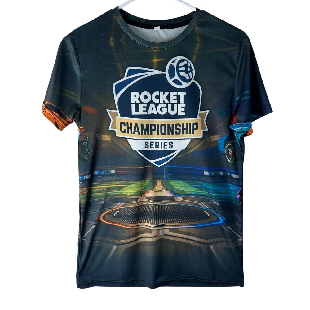 Rocket League RLCS Championship Shirt Mens Small Gamer Esports Video Game Tee